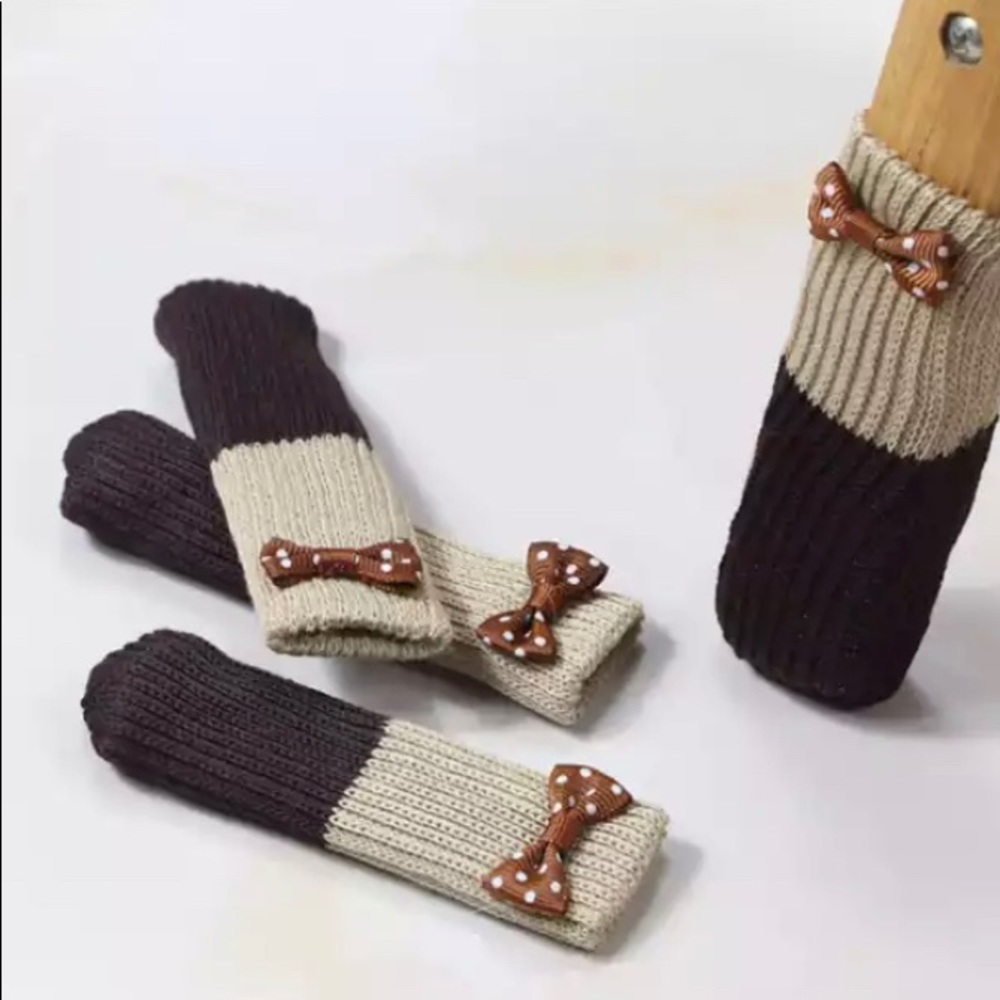 2/15$ 💗 New 12 PCS Furniture Leg Socks Knitted Furniture Socks